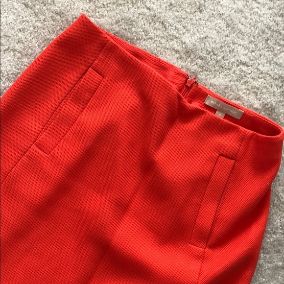 Banana Republic Orange Skirt (with pockets) - Picture 2 of 3